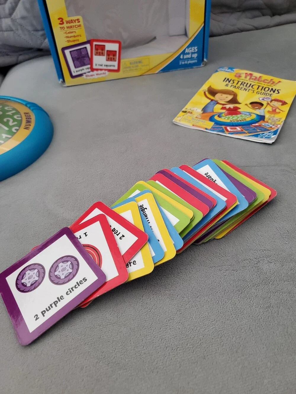 Thinkfun S'Match memory game with a spin